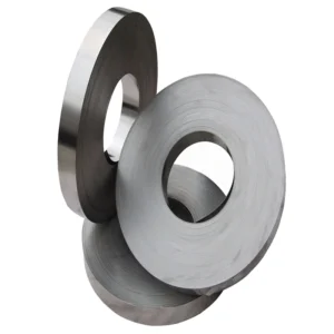 Cold rolled grain oriented steel sheets stacked for transformer core production