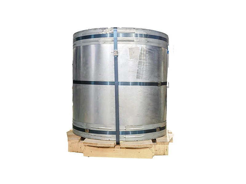 Standard CRGO coil packed with vapor-corrosion-inhibitor wrap for export