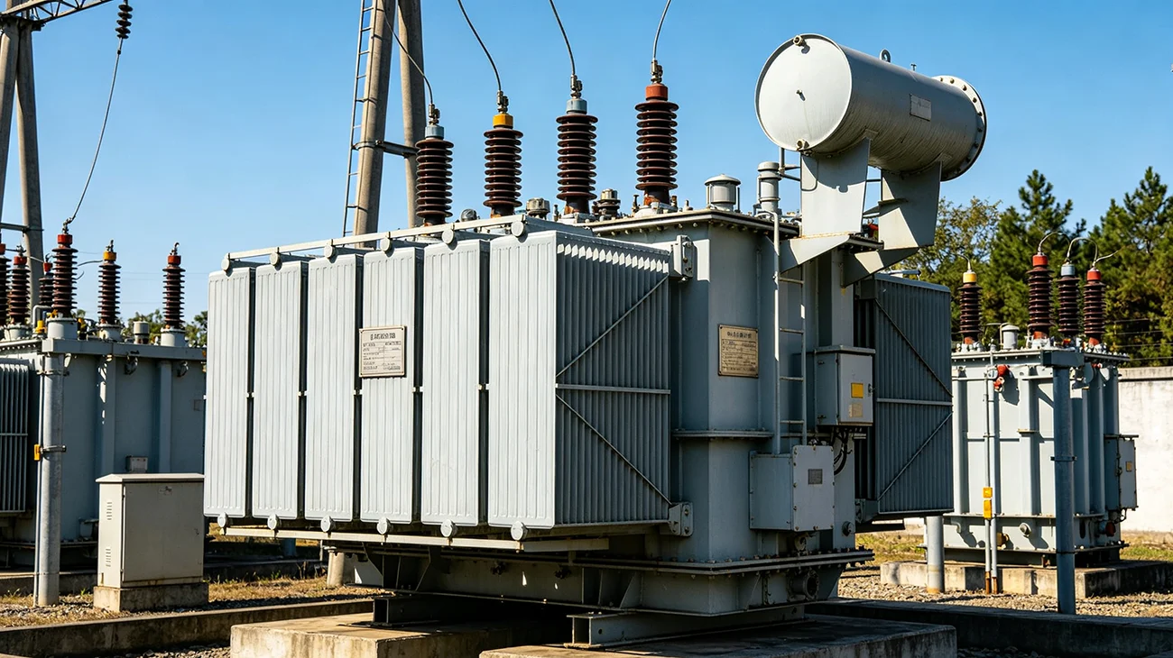 Grain-oriented electrical steel for distribution transformers used in an outdoor oil-immersed distribution transformer