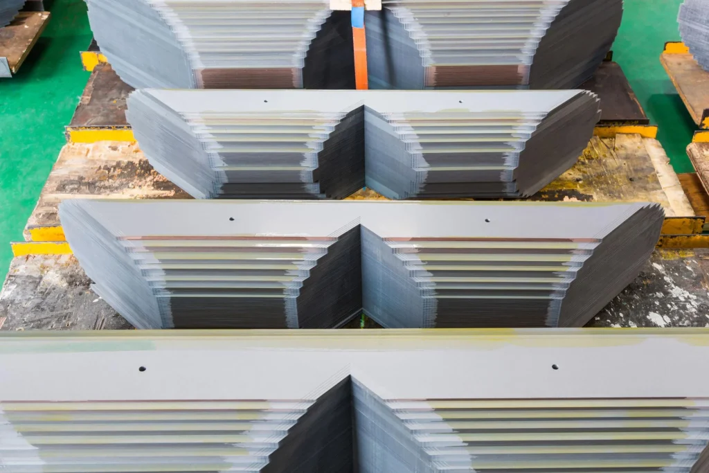 CRGO electrical steel core stack manufacturing process for transformer applications