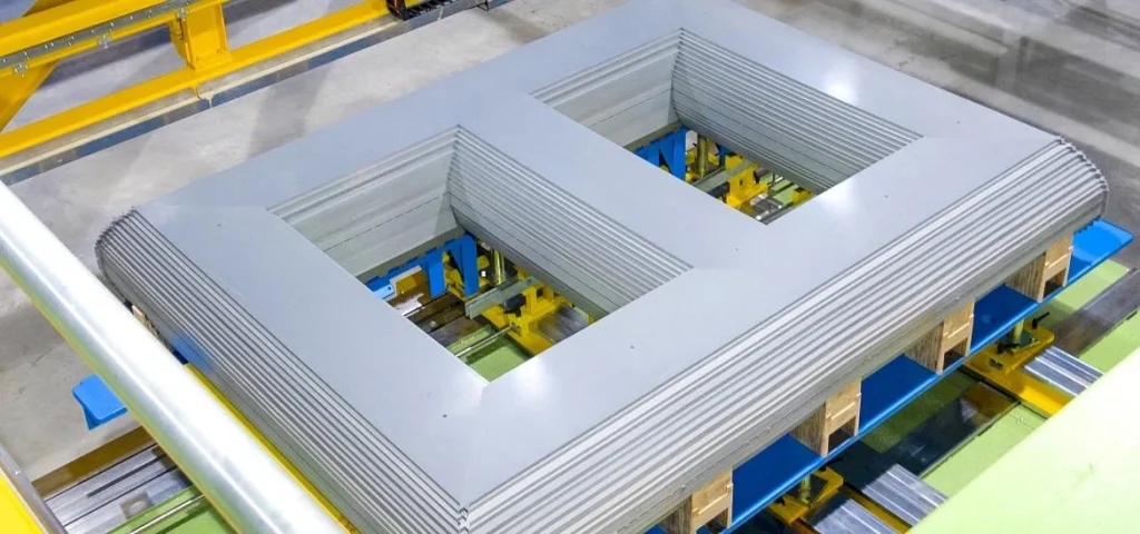 Step lap core assembly made with CRGO grain oriented electrical steel for transformers