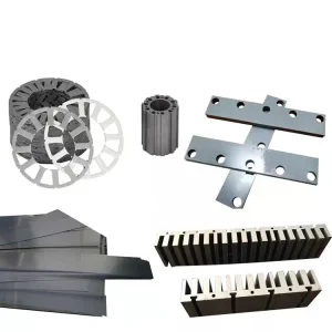 EV traction motor components made from ultra-thin electrical steel laminations