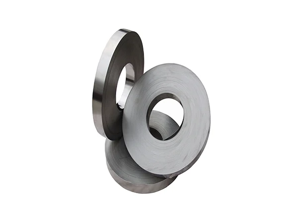 Thin-gauge non-oriented silicon steel slit strip for high-speed EV motor laminations