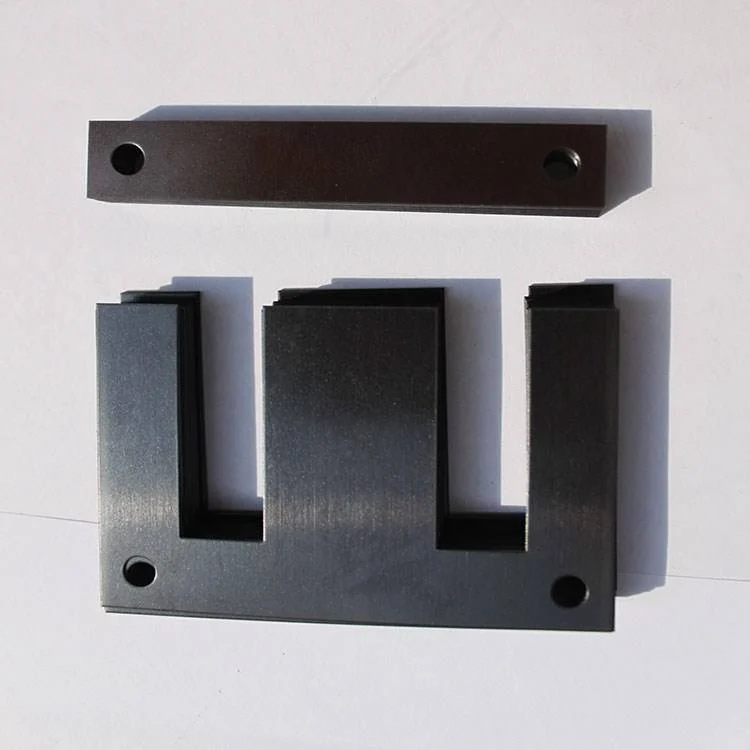 EI-type electrical steel laminations showing coating and stacking factor
