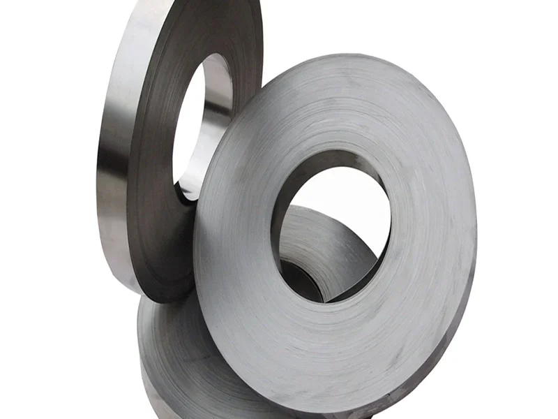 Cold rolled grain oriented steel sheets stacked for transformer core production