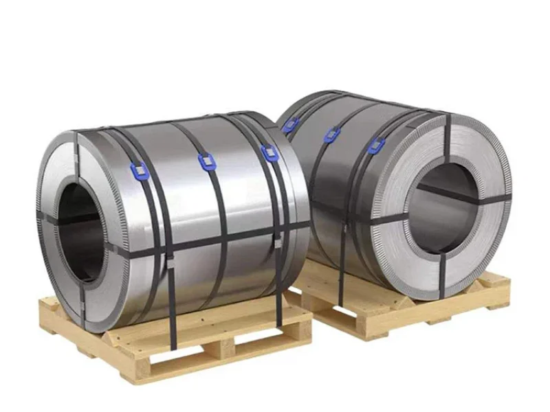 Sheets of cold rolled grain oriented steel used in transformer core manufacturing