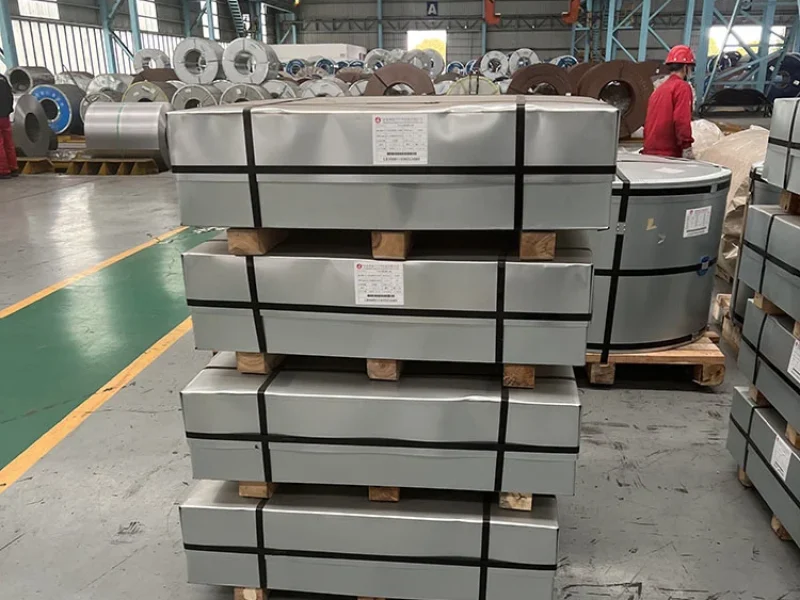 Cold rolled grain oriented steel coils used in power transformer manufacturing