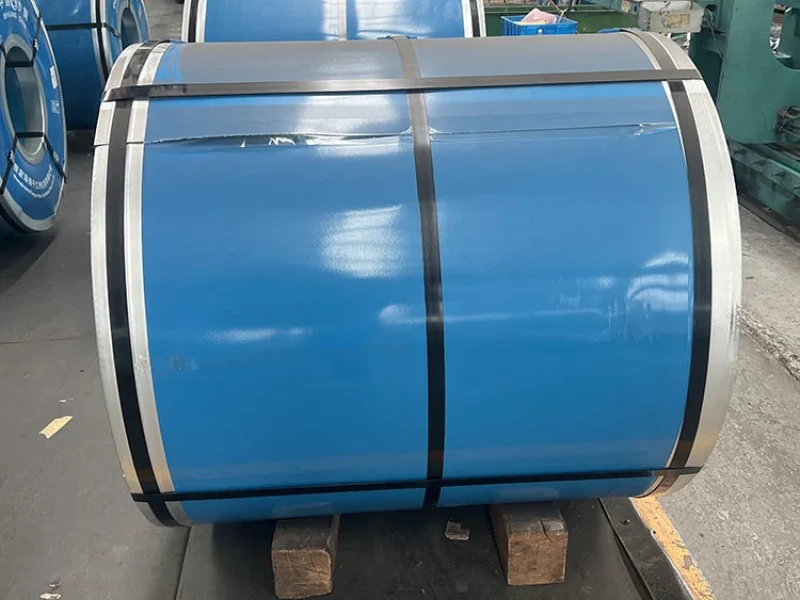 Cold rolled electrical steel coils stored in a high-precision processing facility